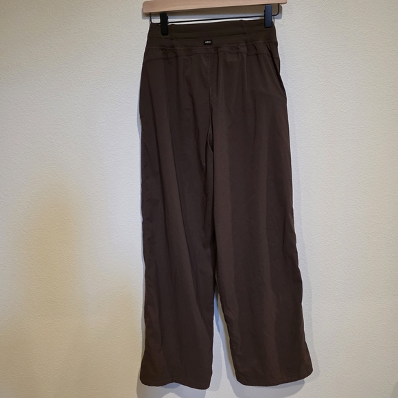 Prana Women's Brown Lightweight Wide Leg Pants - Picture 5 of 6